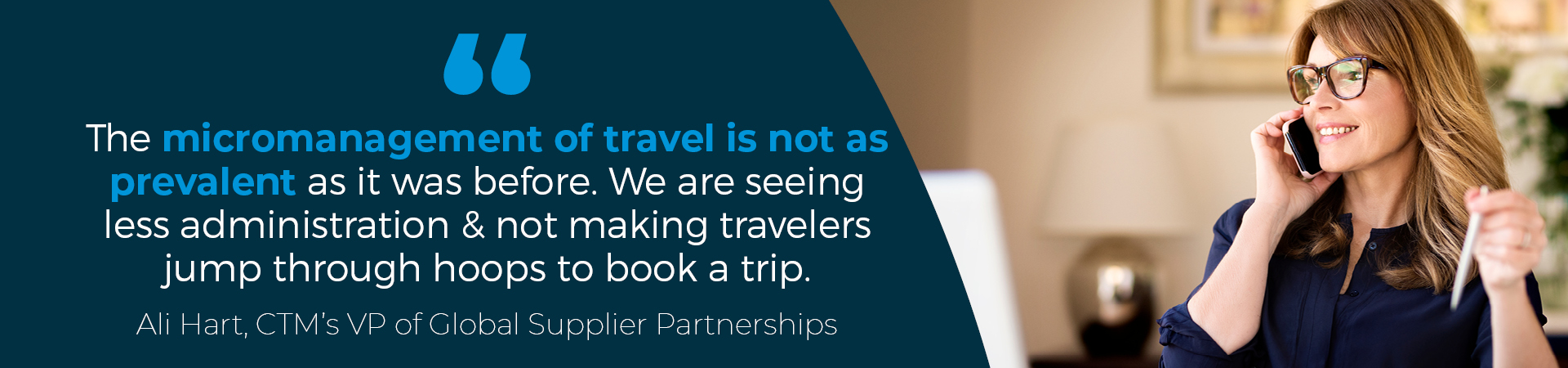 'Micromanagement of travel' graphic