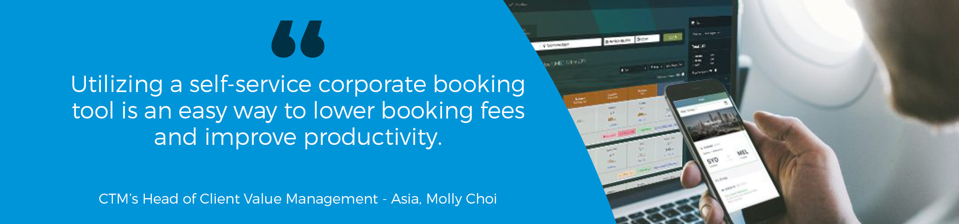 Molly Choi quote person on mobile phone