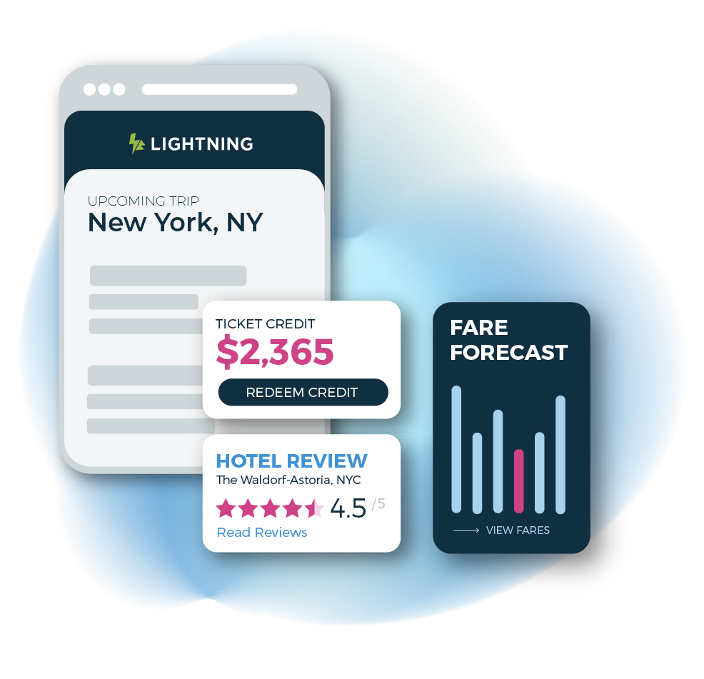 Lightning fare Forecasting helps keep small business travel affordable.