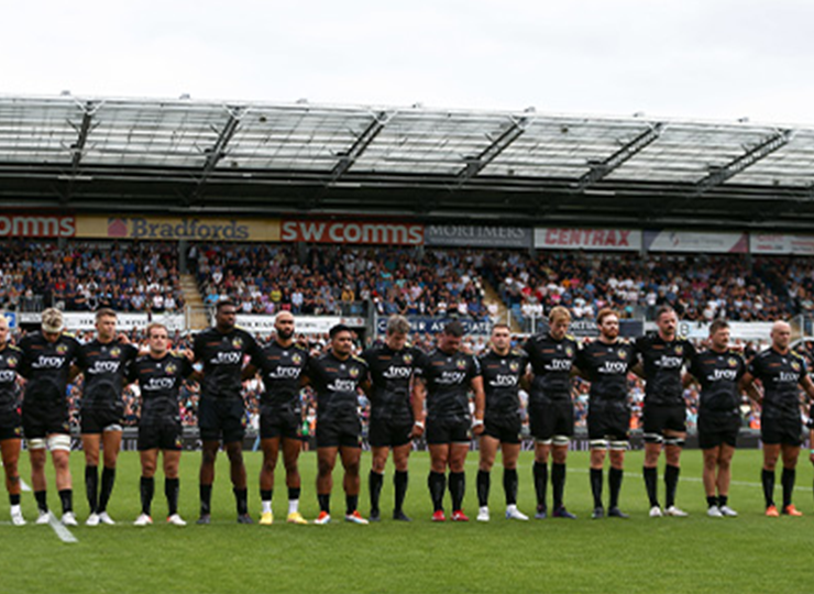 Group photo of Exeter Chiefs